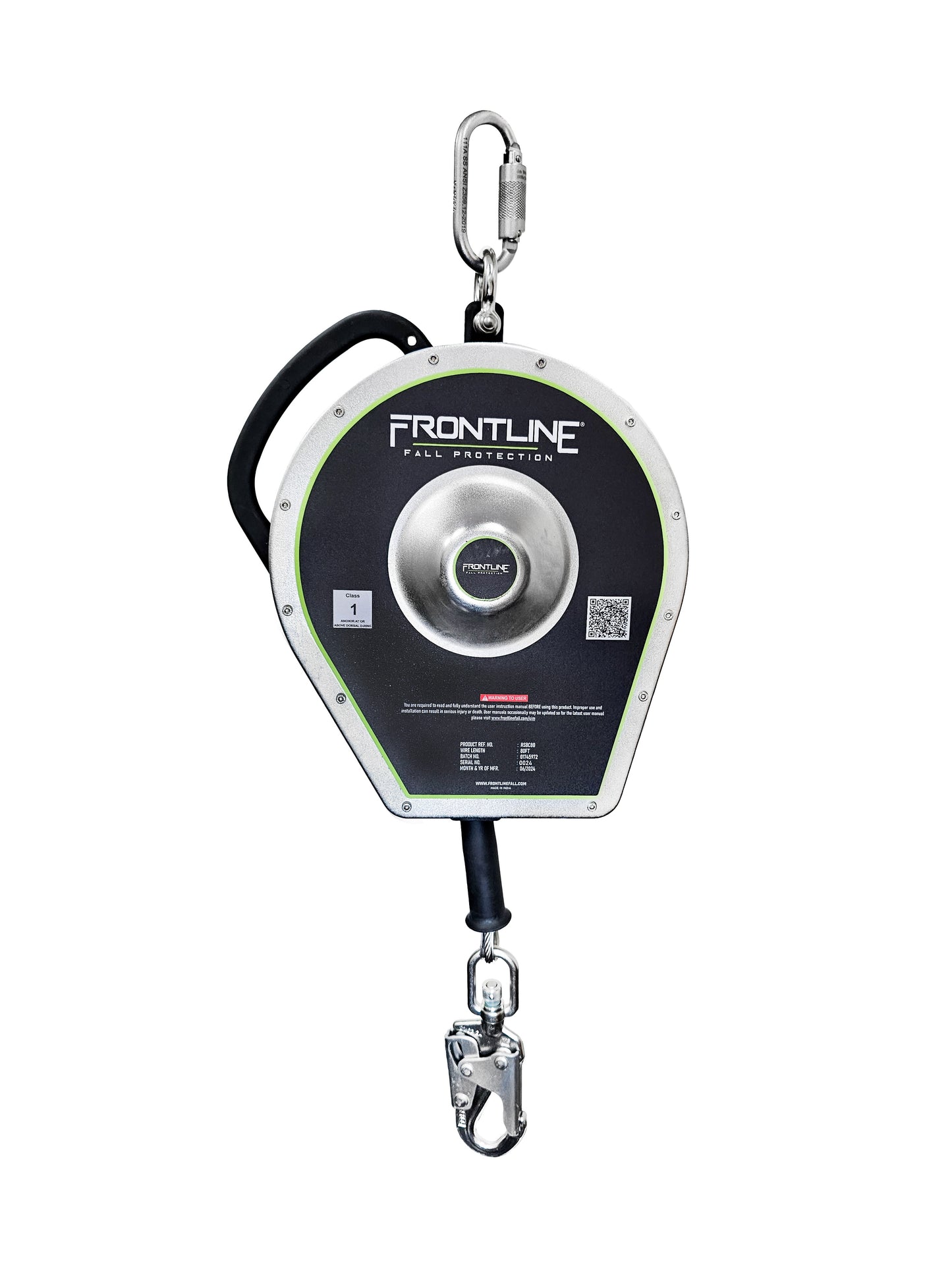 Sealed Block Stainless Steel Self Retracting Lifeline