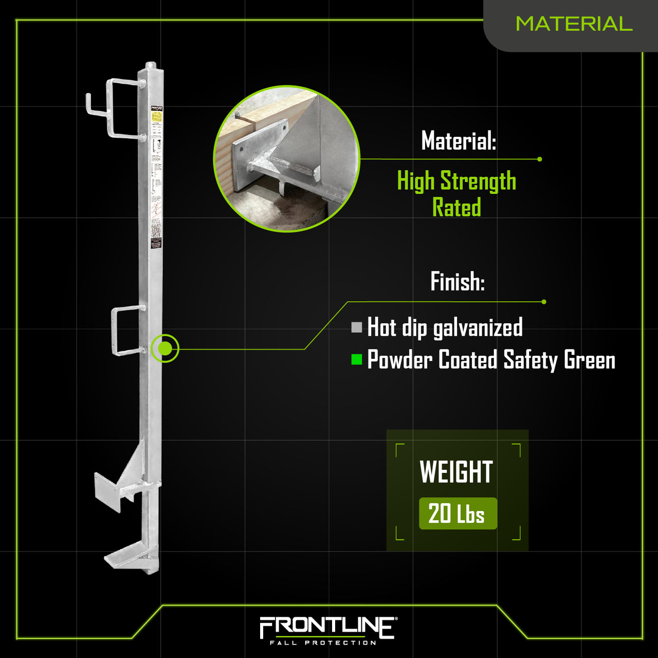 Frontline Slab Grabber System for Concrete Substrates (Ea)