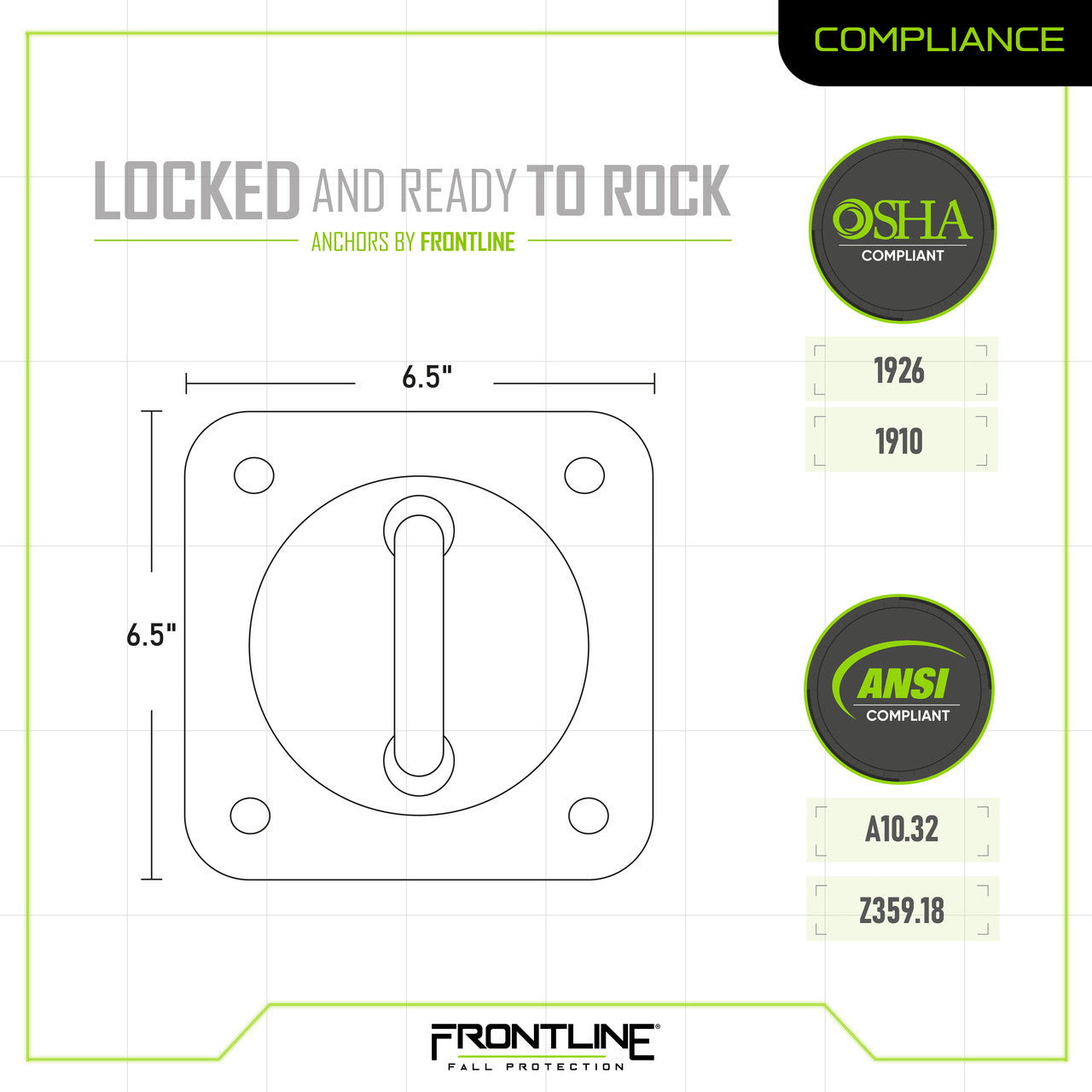 Concrete and Steel 10k Lbs Reusable Anchor Plate