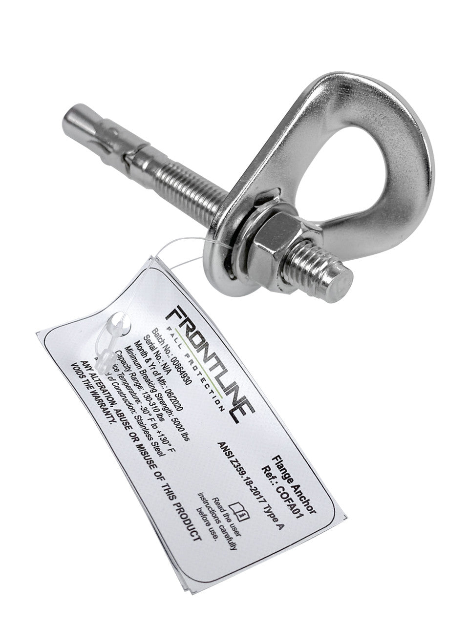Frontline Stainless Steel Flange Anchor with Bolt