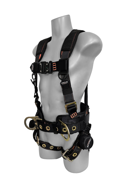 Frontline 100CTB Combat Construction Full Body Harness with Tongue Buckle Legs and Trauma Straps