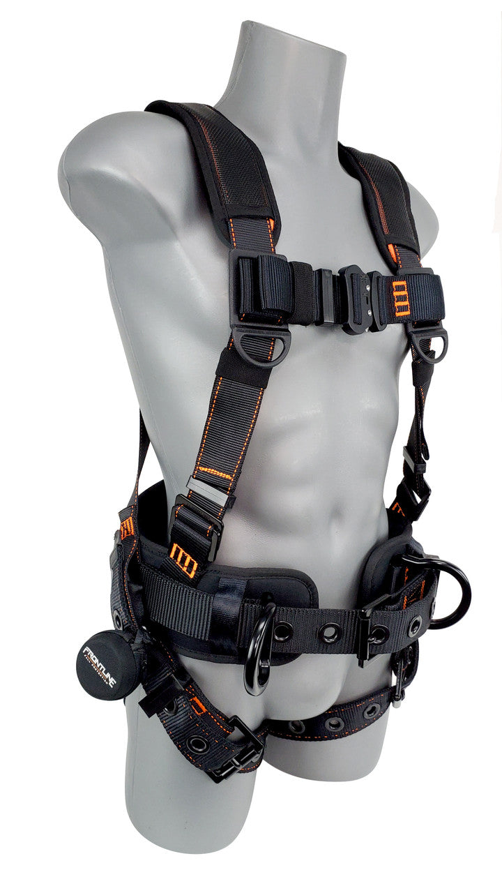 Frontline 110CTB Combat Lite Full Body Harness all Aluminum Hardware and Suspension Trauma Straps