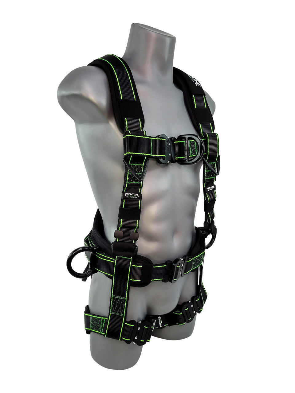 Frontline 200RE Elite Lite Climbing/Rescue Full Body Harness with Aluminum Quick Connect Buckles