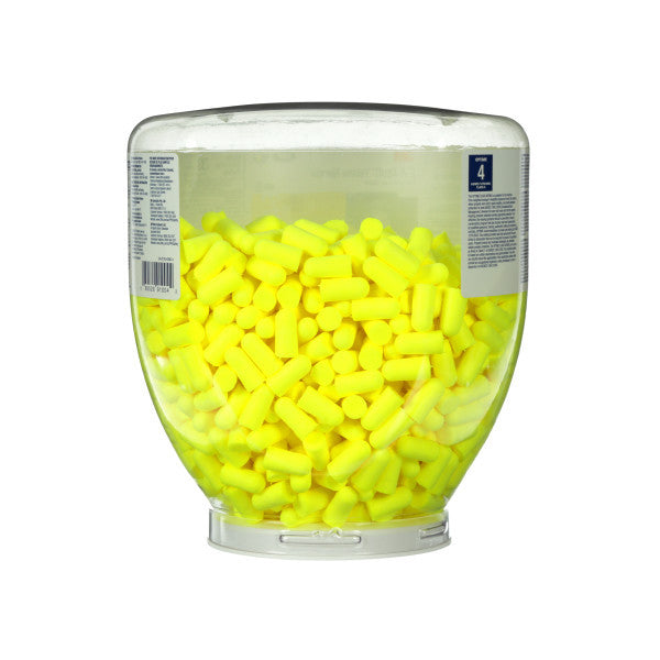 3M™ 391-1004 E-A-Rsoft Yellow Neon Disposable Uncorded Earplugs Bulk Refill, 500 Pairs