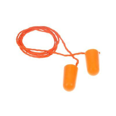3M 1110 Orange Corded Foam Earplugs (100/Box)