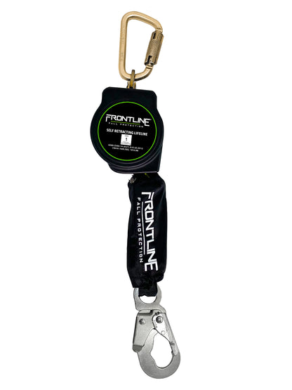 Frontline RPAS Aramid Fiber Web Single Leg SRL with Steel Snap Hook End (Class 1)