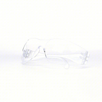 3M Virtua Protective Eyewear 11228-00000-100 Clear Uncoated Lens, Clear Temple.