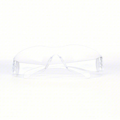 3M Virtua Protective Eyewear 11228-00000-100 Clear Uncoated Lens, Clear Temple.