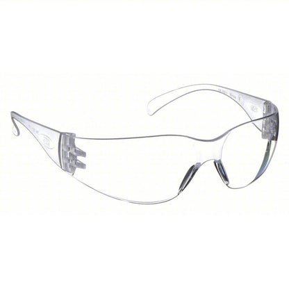 3M Virtua Protective Eyewear 11228-00000-100 Clear Uncoated Lens, Clear Temple.