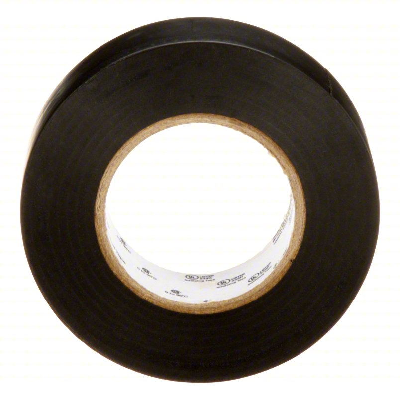 3M 405-076308-92568 Temflex™ 165 Black Vinyl Electrical Tape, 3/4 in x 60 ft — 10 Rolls/Pack