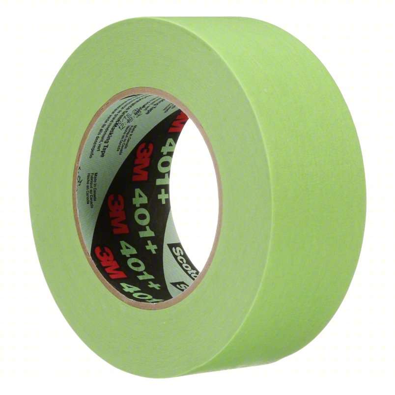 3M 405-051115-64763 | 401+ High Performance Green Masking Tape, 48 mm x 55 m