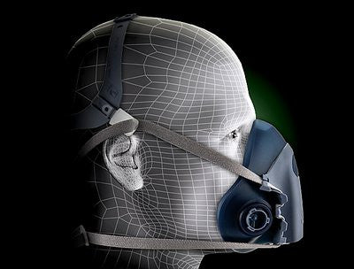 3M Reusable Half Face Respirator with Cool Flow