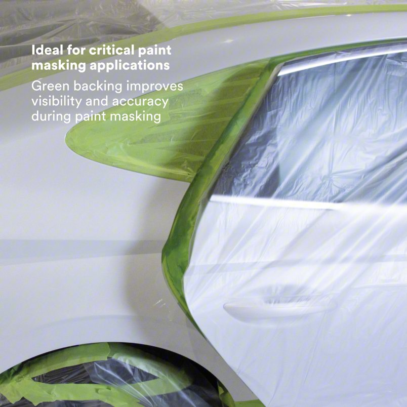 3M 405-051115-64763 | 401+ High Performance Green Masking Tape, 48 mm x 55 m