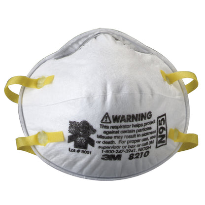 3M 8210 N95 Particulate Respirator - NIOSH Approved