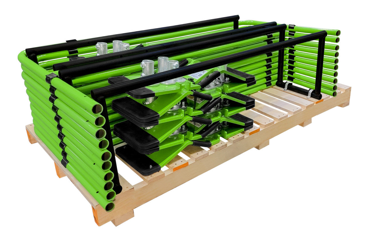 Frontline Universal 5' Guardrails with Bases Complete Kit (50')