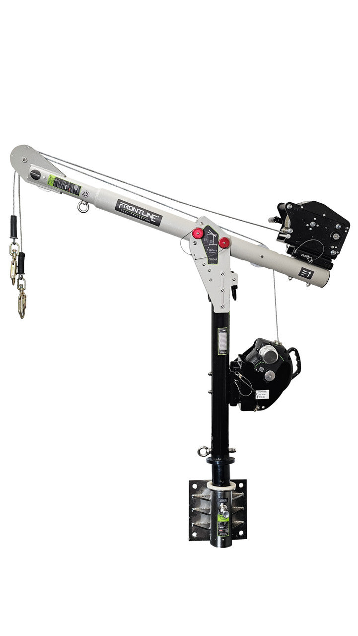Confined Space Davit Arm System with Wall Mount