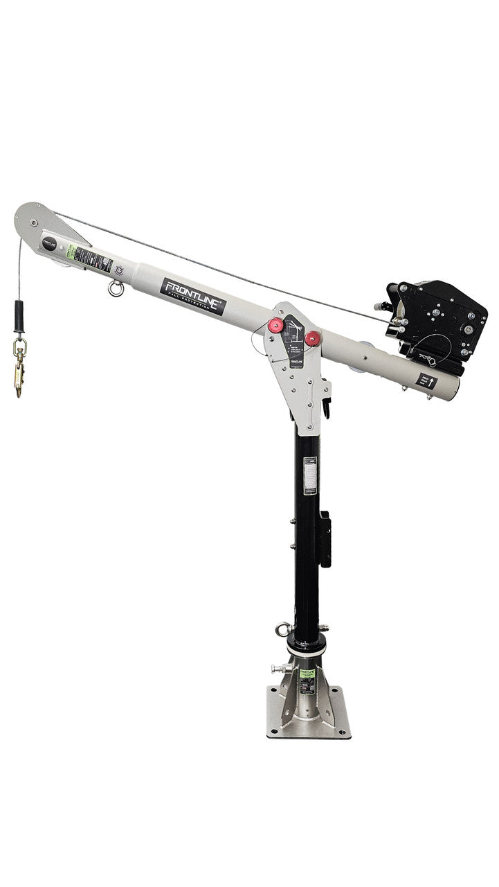 Confined Space Davit Arm System with Floor Mount