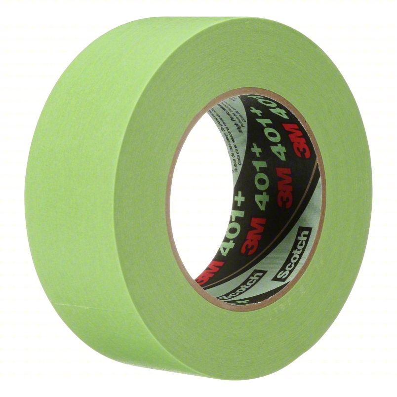 3M 405-051115-64763 | 401+ High Performance Green Masking Tape, 48 mm x 55 m