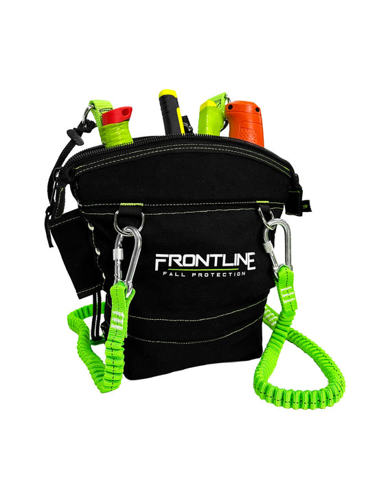 Frontline TP10 10 lbs ToolGrip Tool Pouch with Tool D-Rings, Tool Slots and Zipper Closure
