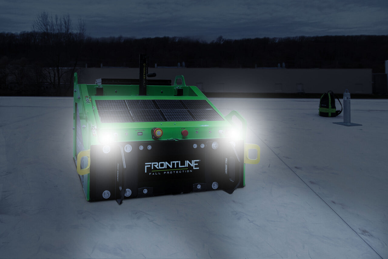 Commando Tank Non-Penetrating Solar Powered Fall Protection Cart