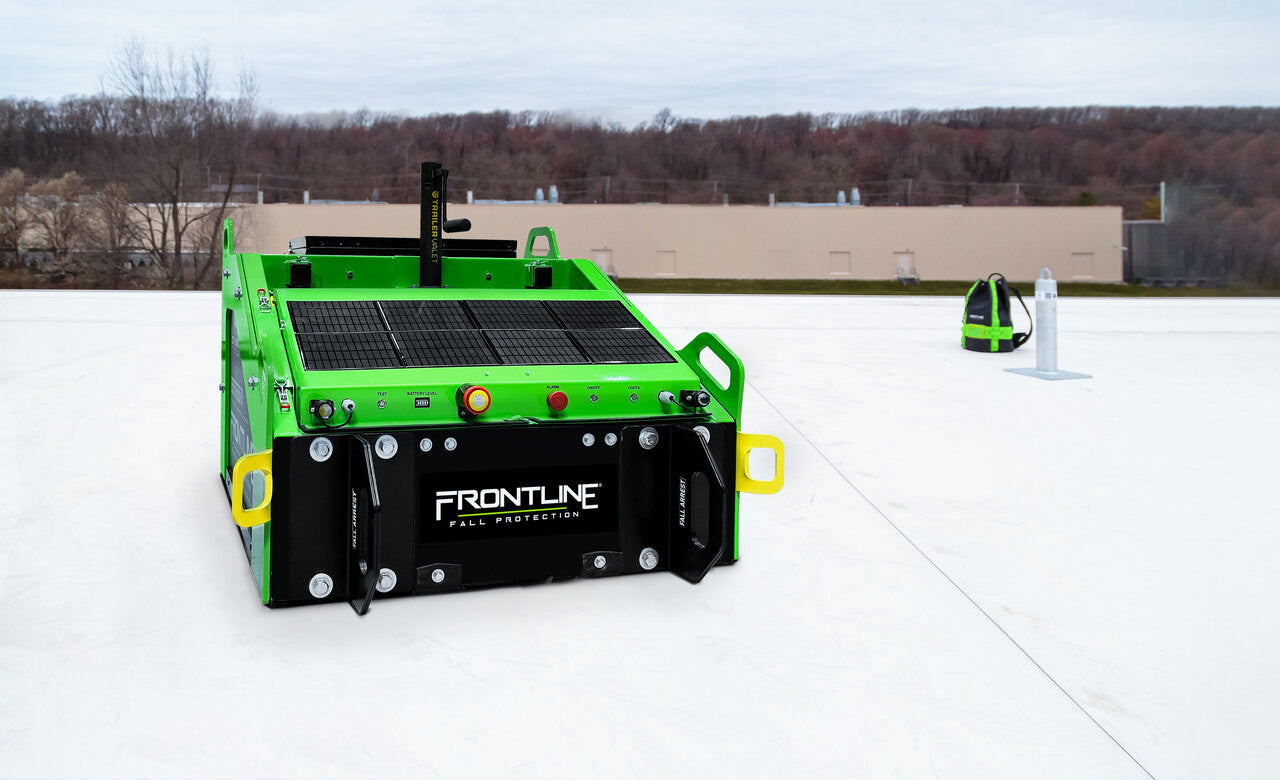 Commando Tank Non-Penetrating Solar Powered Fall Protection Cart