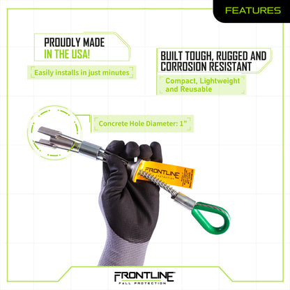 Frontline COB110K Reusable 10K Concrete Anchor Bolt