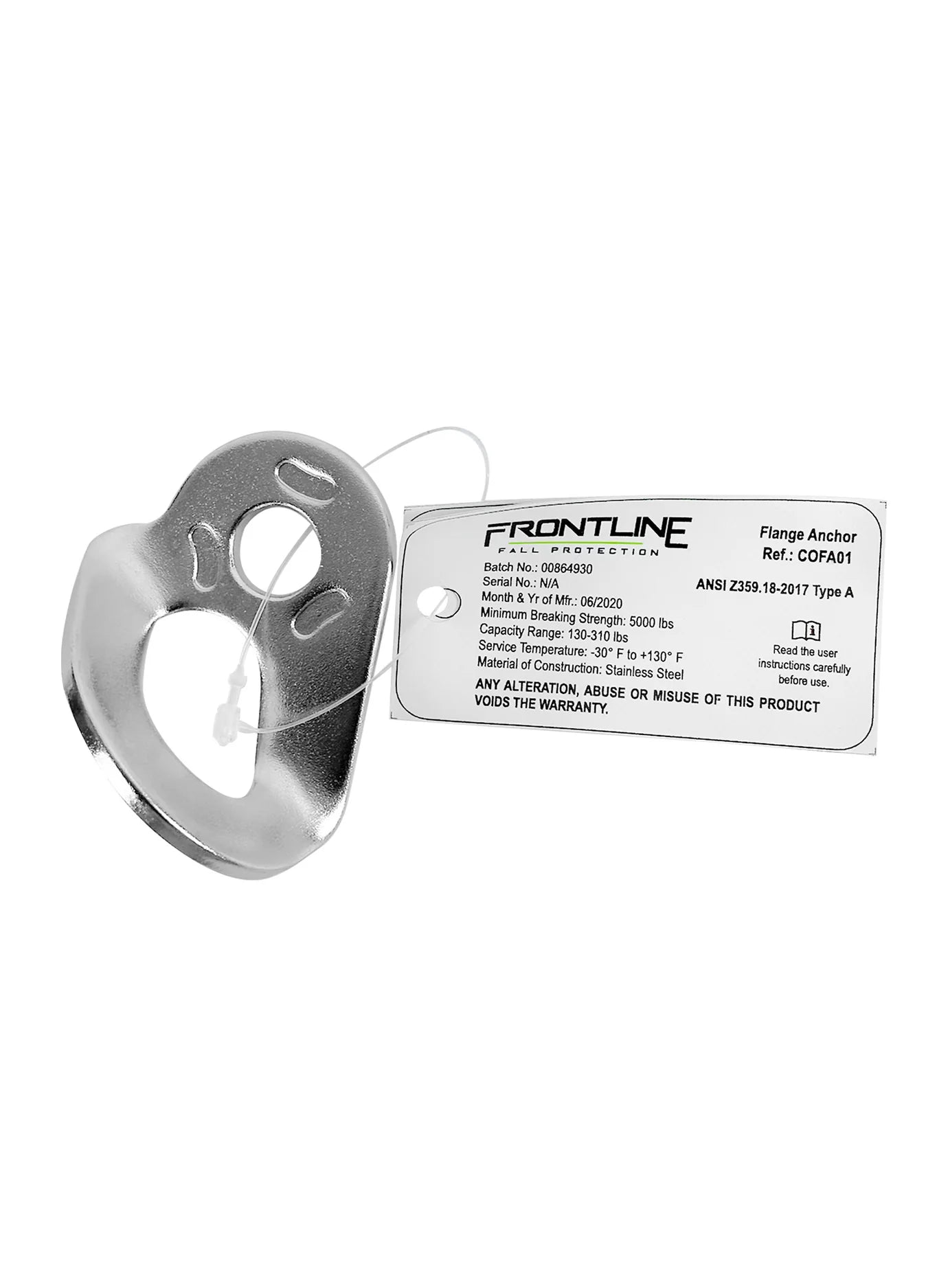 Frontline Stainless Steel Flange Anchor with Bolt