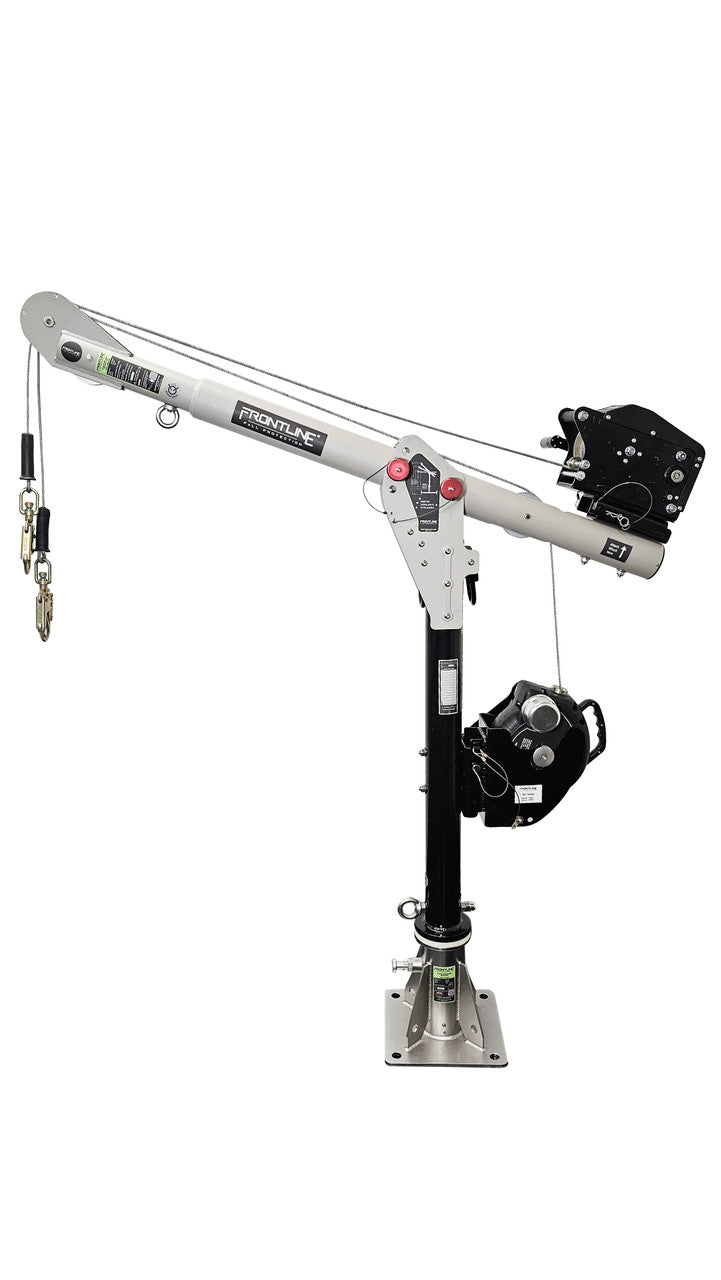 Confined Space Davit Arm System with Floor Mount
