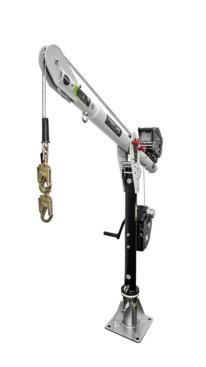 Confined Space Davit Arm System with Floor Mount
