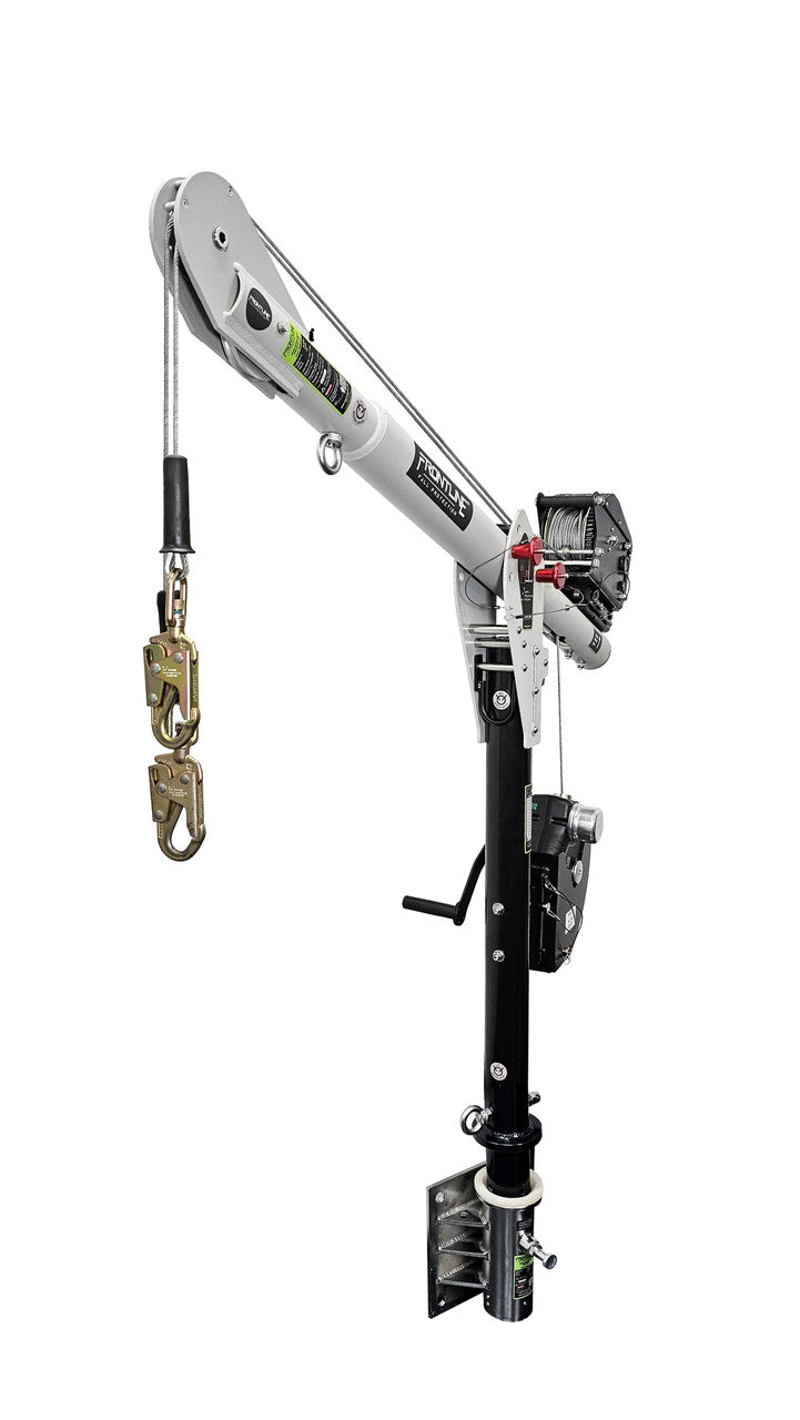 Confined Space Davit Arm System with Wall Mount