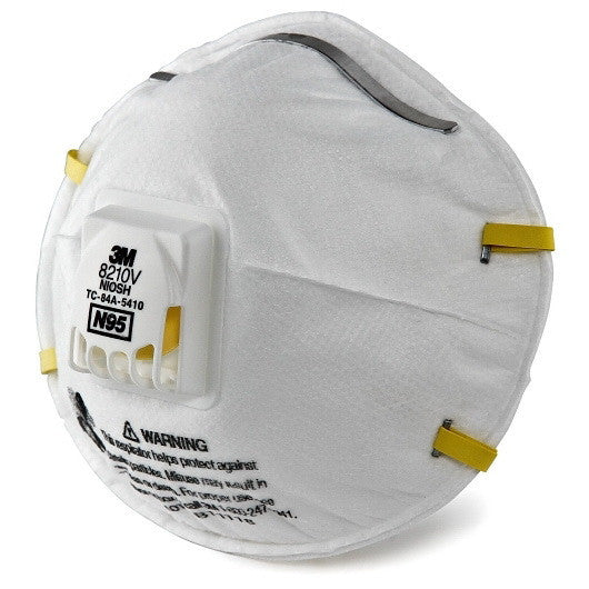 3M 8210V N95 Particulate Respirator with Valve (Box)