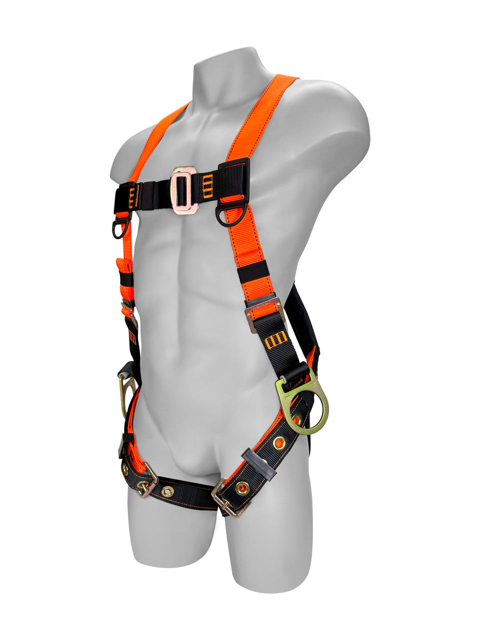 Frontline 100VTB-UN-3D Combat Economy Series Full Body Harness with Tongue Buckle Legs (Uni) - 3D Rings