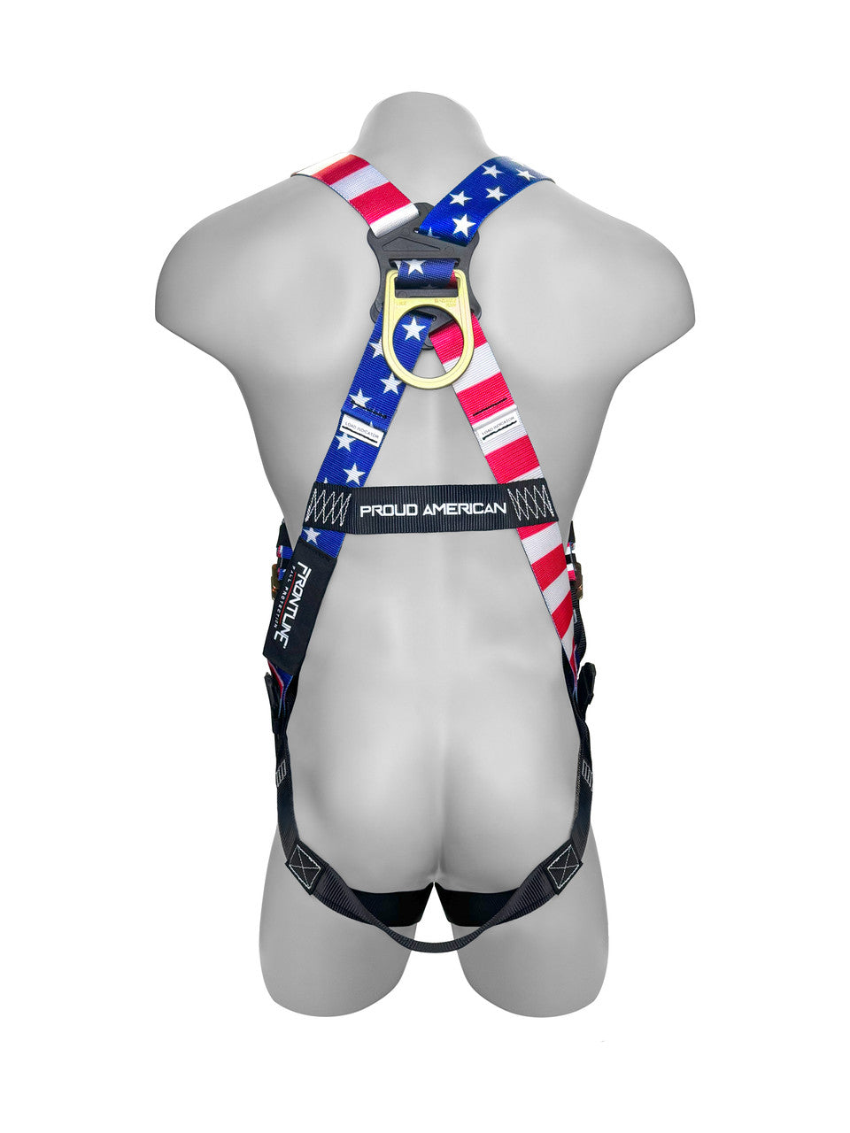 Frontline 100VTB Combat American Style Economy Series Full Body Harness with Tongue Buckle Legs (Uni)