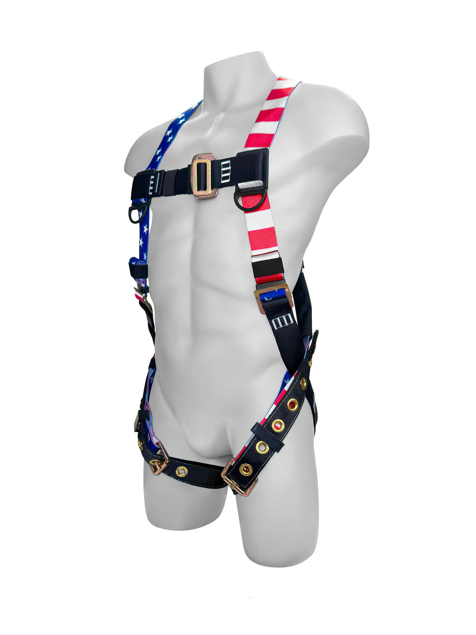 Frontline 100VTB Combat American Style Economy Series Full Body Harness with Tongue Buckle Legs (Uni)