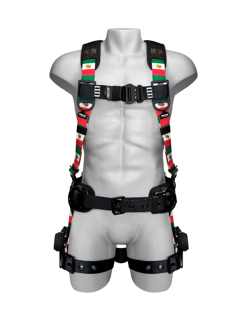 Frontline 110CTB-MX Combat Mexican Style Full Body Harness with Aluminum Hardware and Suspension Trauma Straps