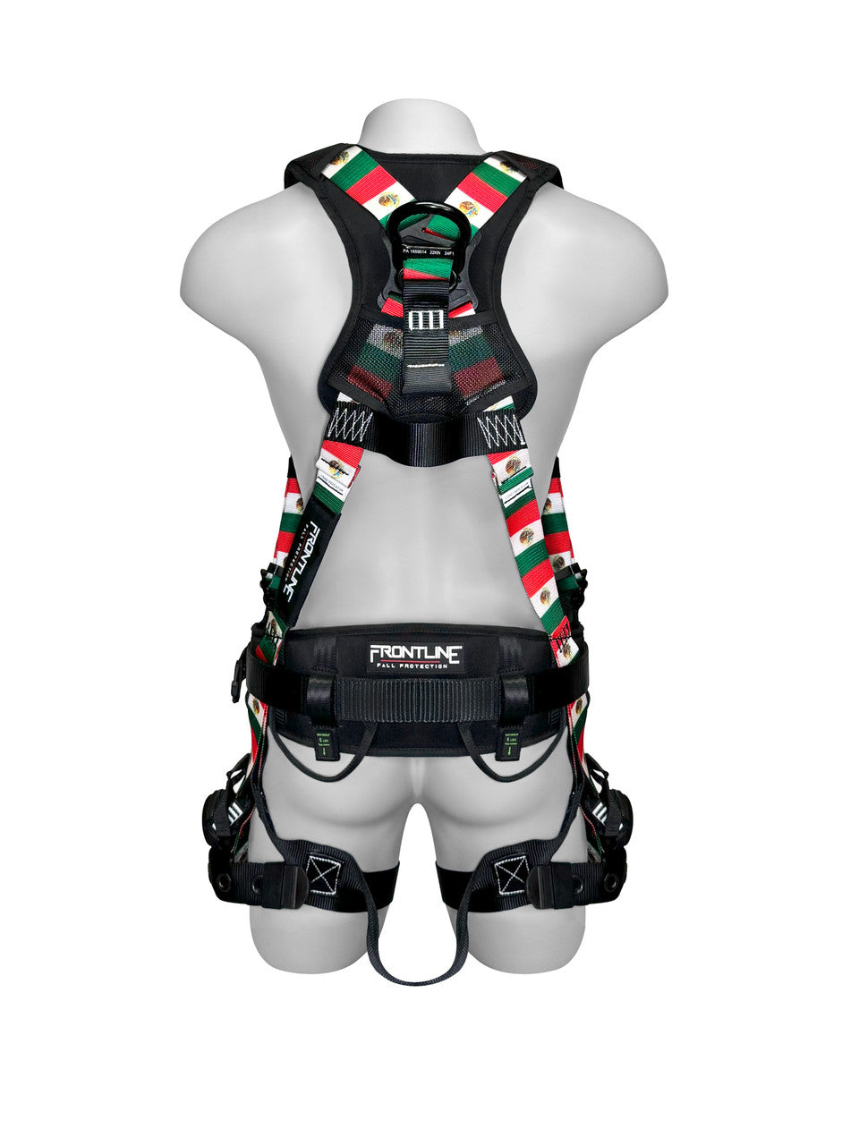 Frontline 110CTB-MX Combat Mexican Style Full Body Harness with Aluminum Hardware and Suspension Trauma Straps