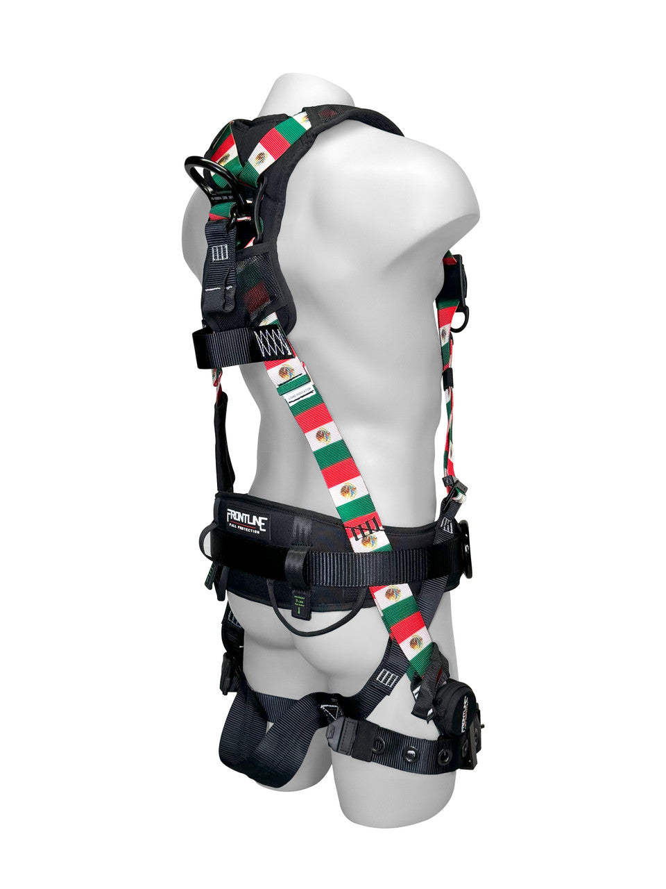 Frontline 110CTB-MX Combat Mexican Style Full Body Harness with Aluminum Hardware and Suspension Trauma Straps
