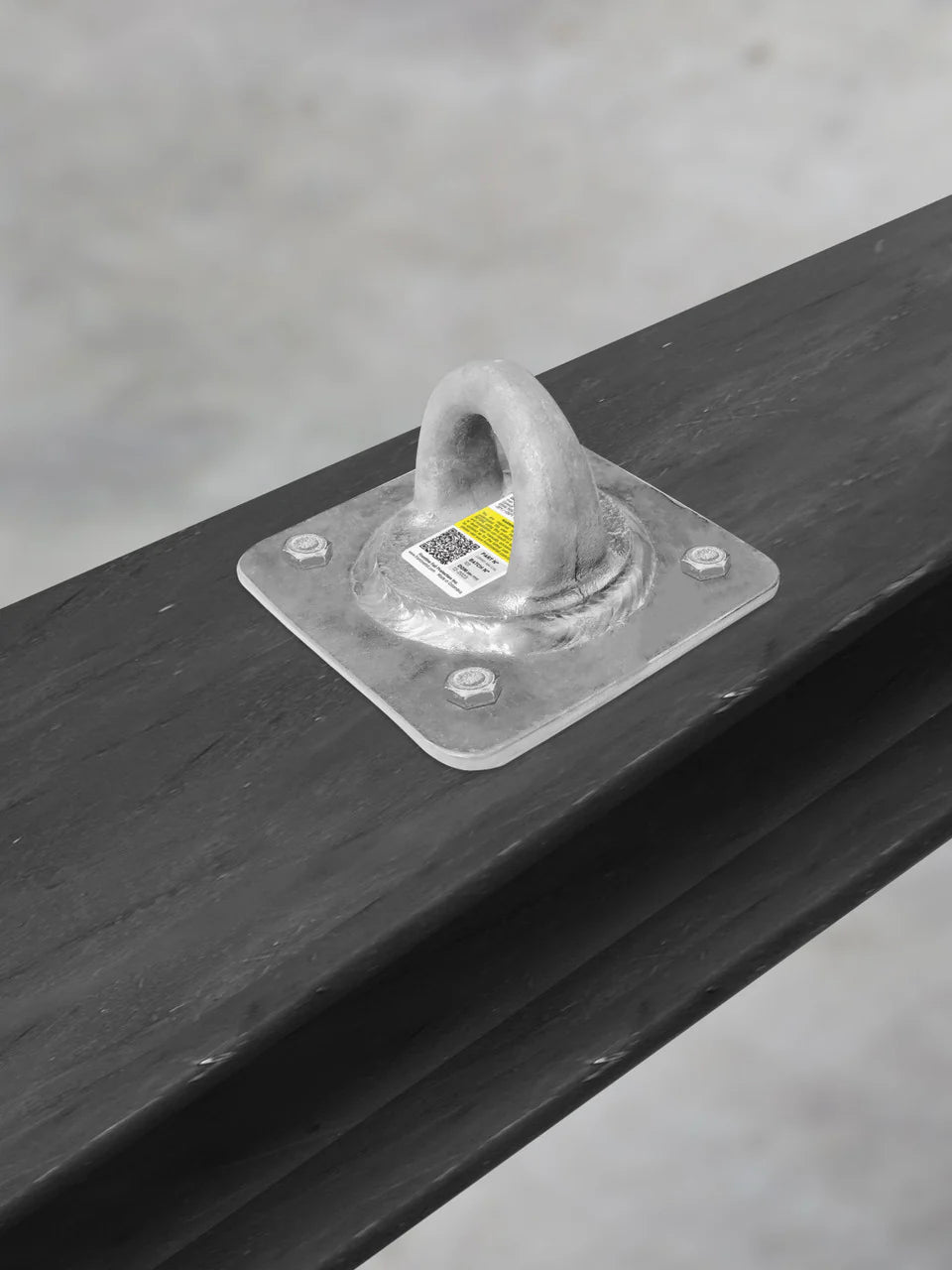 Concrete and Steel 10k Lbs HDG Reusable Anchor Plate - CAL-OSHA