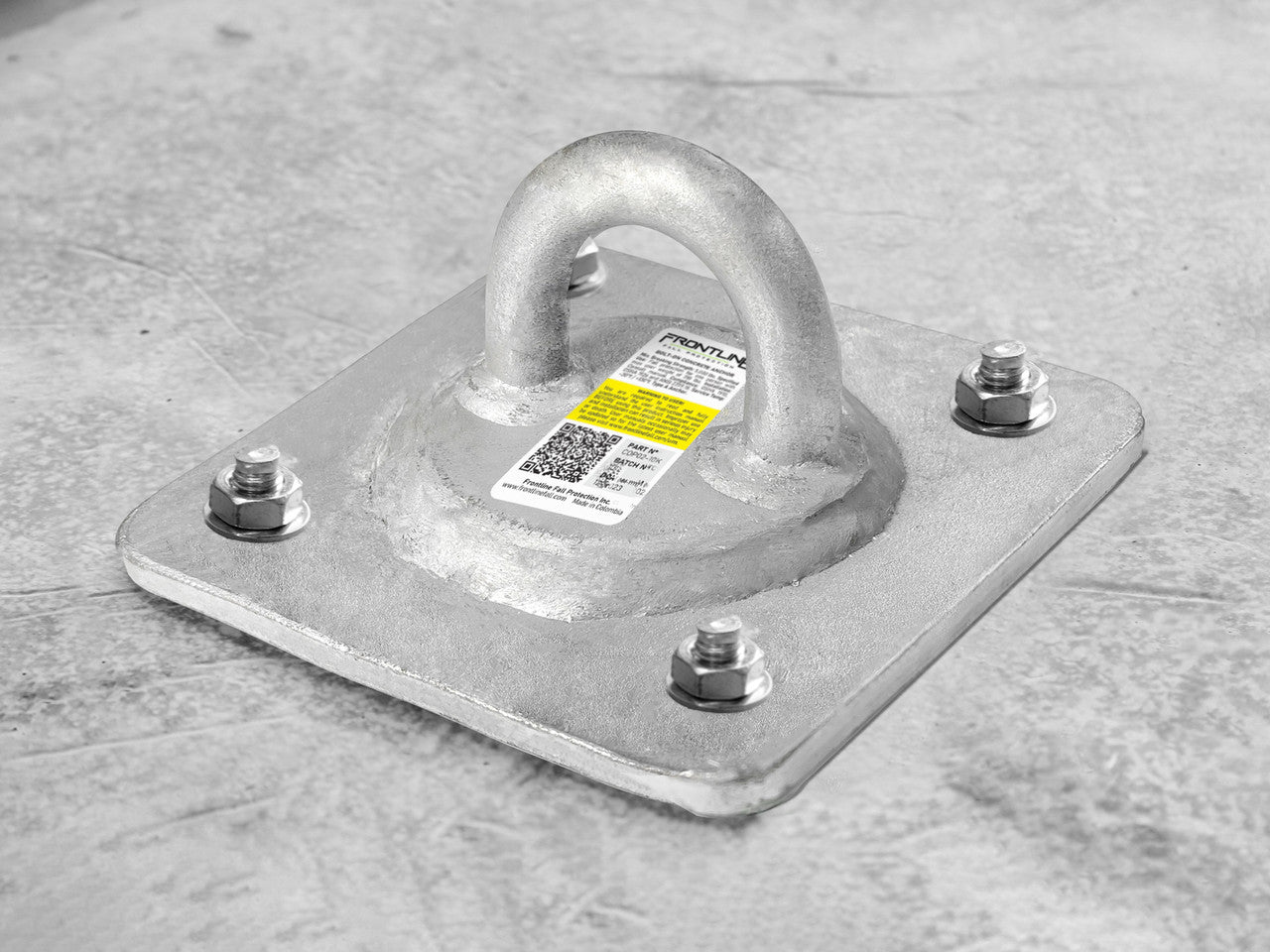 Concrete and Steel 10k Lbs Reusable Anchor Plate