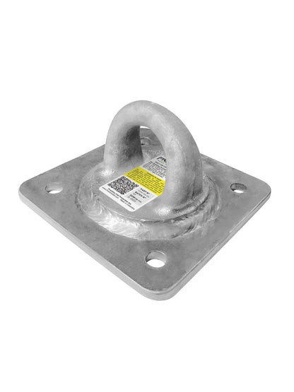 Concrete and Steel 10k Lbs HDG Reusable Anchor Plate - CAL-OSHA
