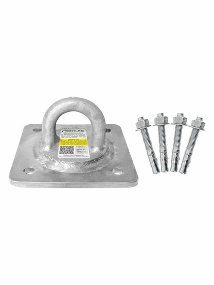 Concrete and Steel 10k Lbs HDG Reusable Anchor Plate - CAL-OSHA