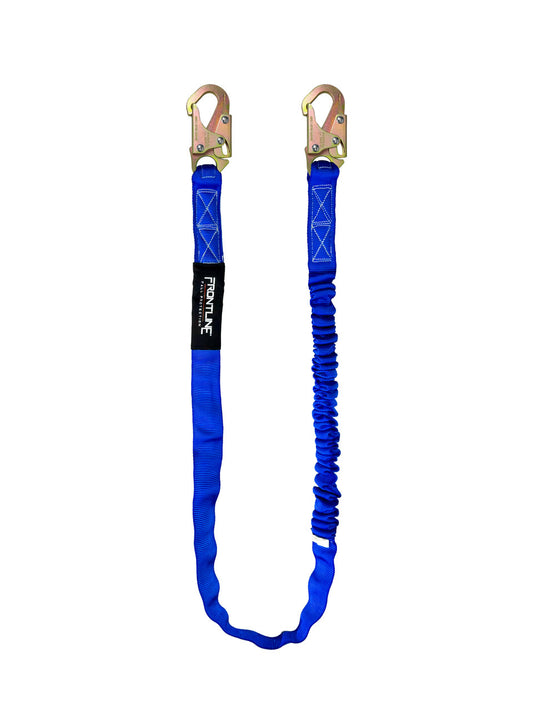 Frontline LIS61S-AM Combat American Style Single Leg 6' Snaphook Lanyard with Internal Shock Absorber