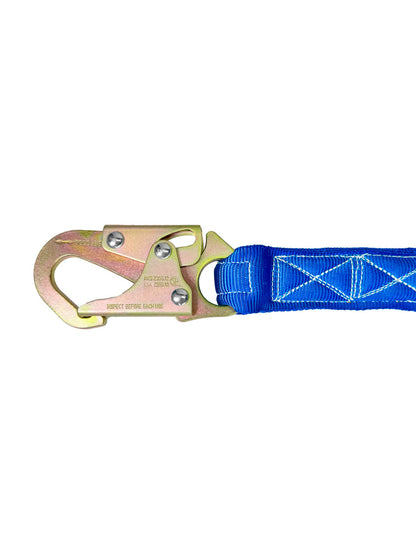 Frontline LIS61S-AM Combat American Style Single Leg 6' Snaphook Lanyard with Internal Shock Absorber
