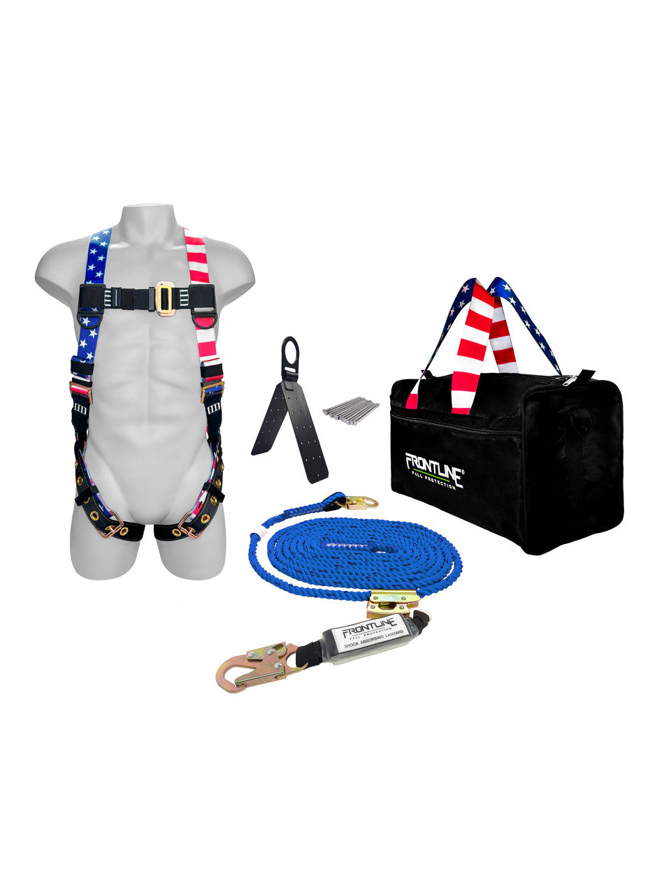 Frontline RK5PTB50-AM Combat American Style Complete Roofers Kit with 50' VLL