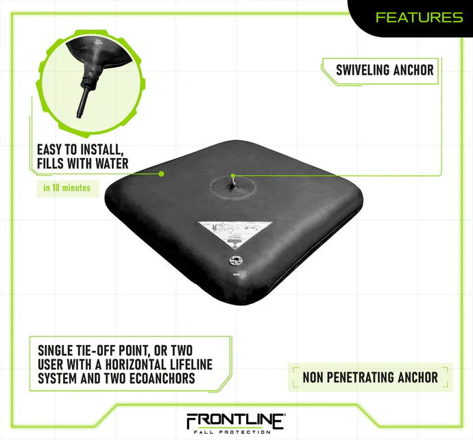 Frontline EcoAnchor Counterweight Fall Arrest Anchor System