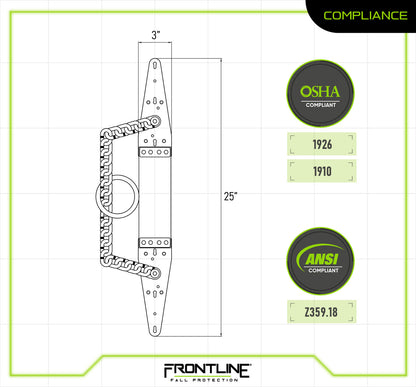 Frontline ROCH01 Halo Reusable Heavy Duty Chain Anchor