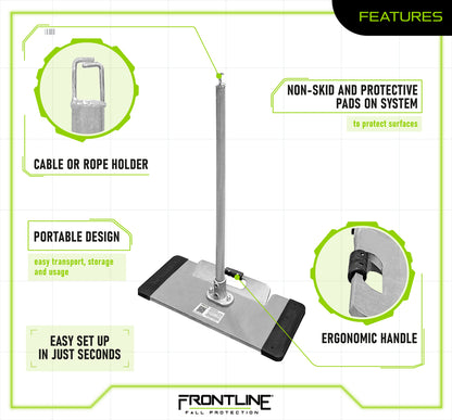 Frontline WLS16 Warning Line System with Base and Handle