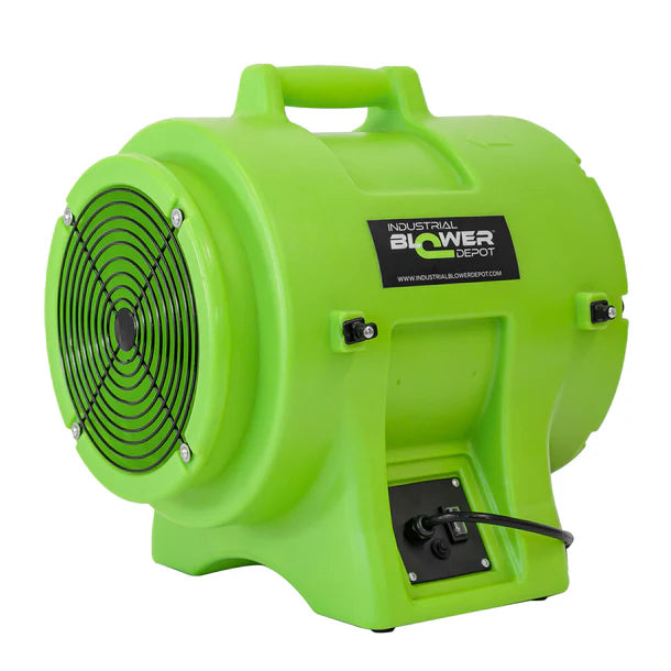 Industrial Plastic Blower Kit with 15' Ducting