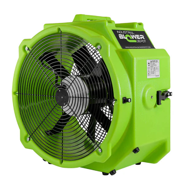 Multiple Use Floor Fan 4,000 CFM and 2 Speeds