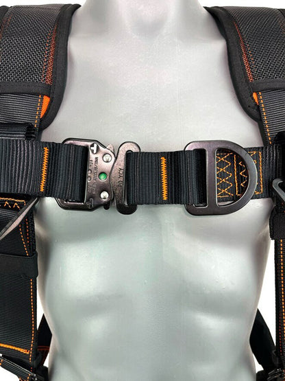 Frontline 105CFTB Combat Vest Style Harness with Front Side D-Rings and Suspension Trauma Straps